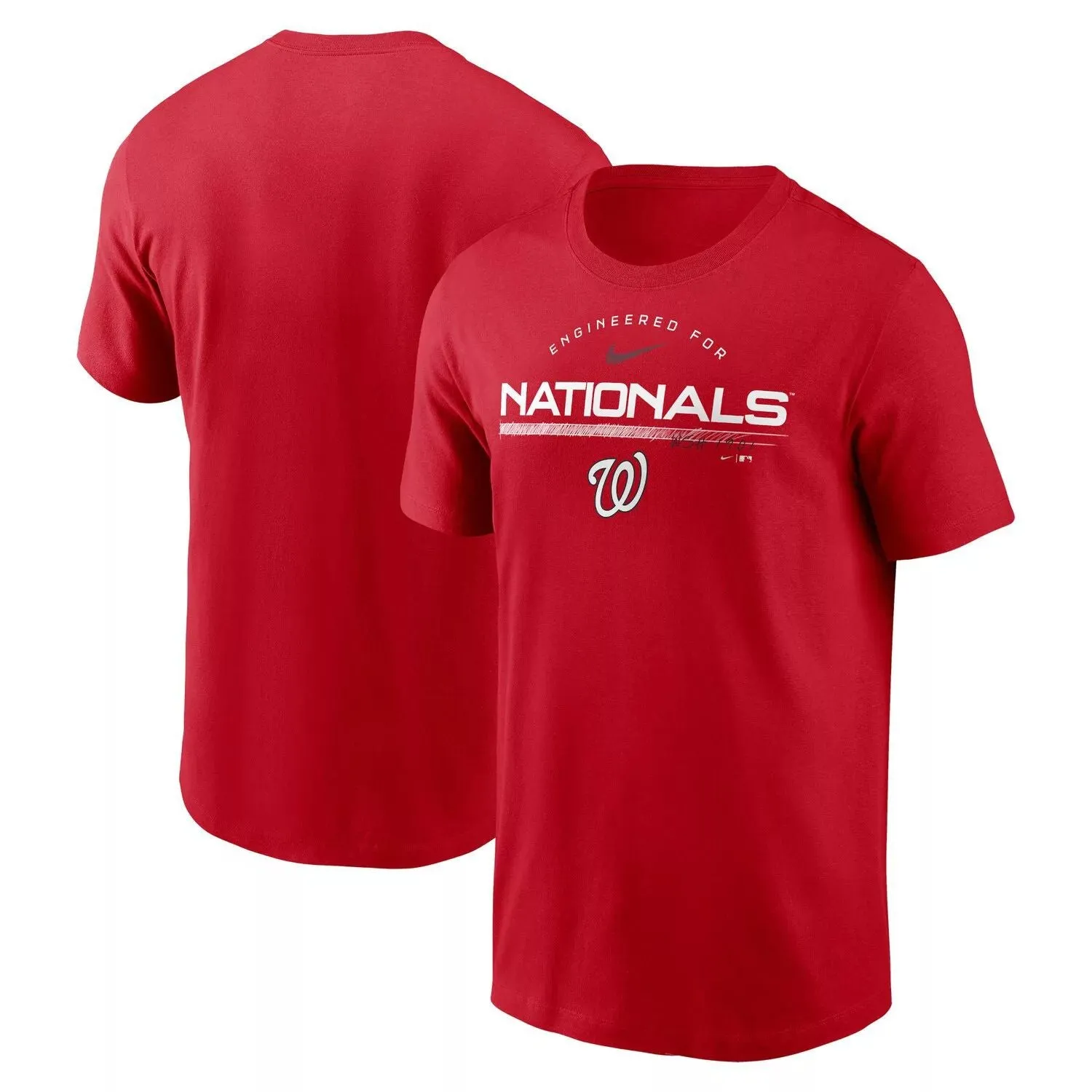 Men's Washington Nationals Team Engineered Performance Nike Men's Red T-Shirt