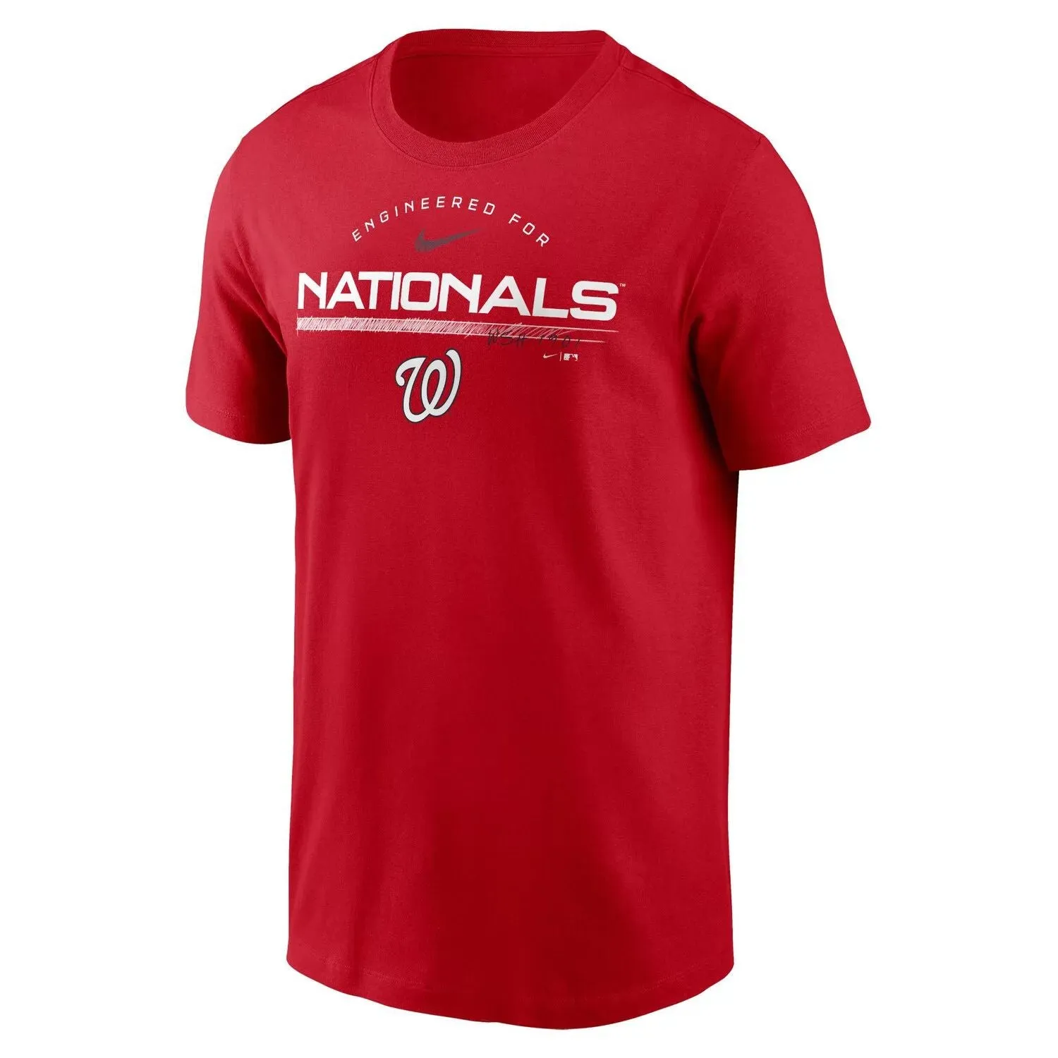 Men's Washington Nationals Team Engineered Performance Nike Men's Red T-Shirt