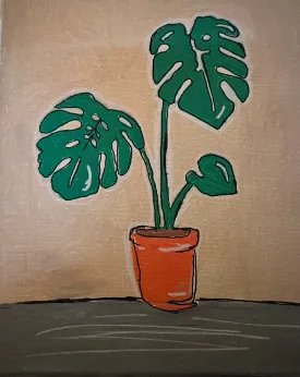 Monstera Paint Kit