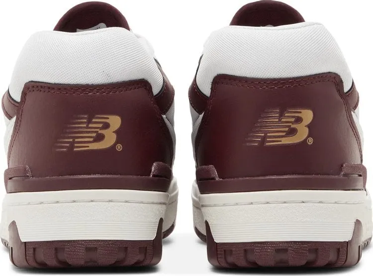 New Balance 550 'White Burgundy' sneakers, white