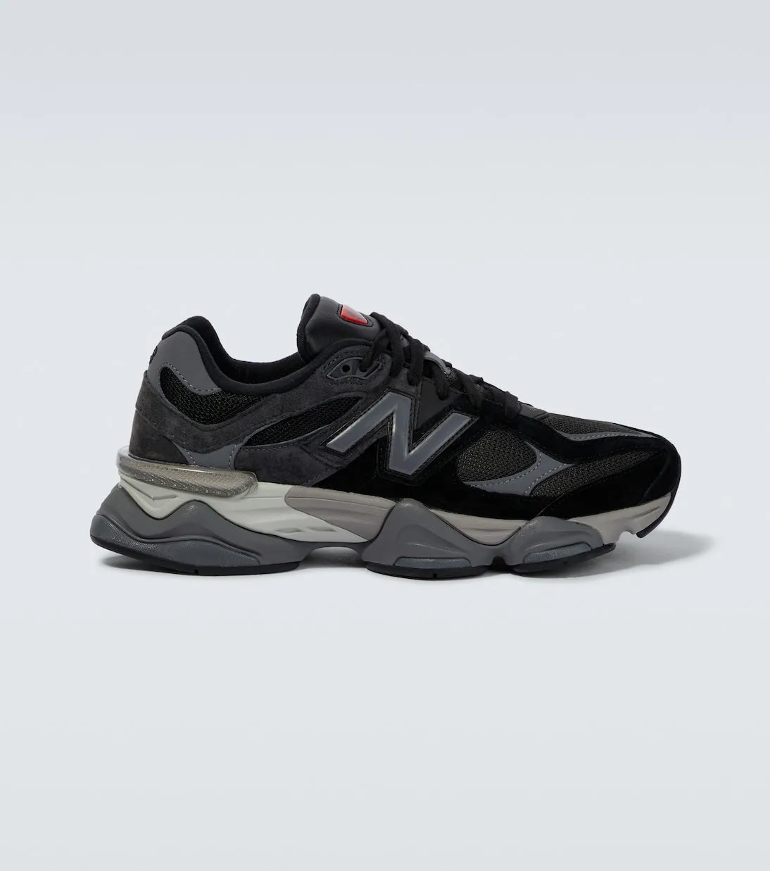 New Balance 9060 Suede Sneaker, Black