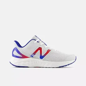 NEW BALANCE JUNIOR ARISHI V4 SILVER/BLUE SHOES