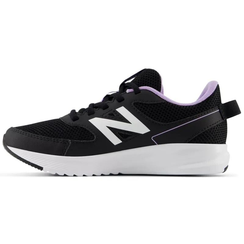 NEW BALANCE KID'S 570 BLACK/PURPLE RUNNING SHOE