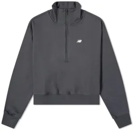 New Balance NB Athletics Quarter Zip Sweatshirt, Black