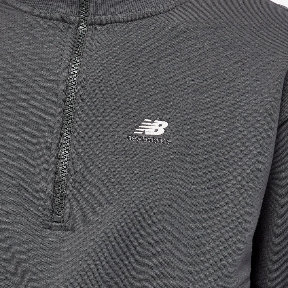 New Balance NB Athletics Quarter Zip Sweatshirt, Black