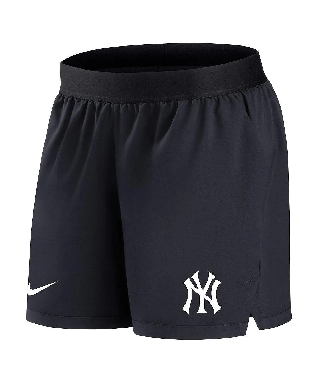 New York Yankees Women's Authentic Collection Team Performance Nike Women's Navy Shorts, Navy