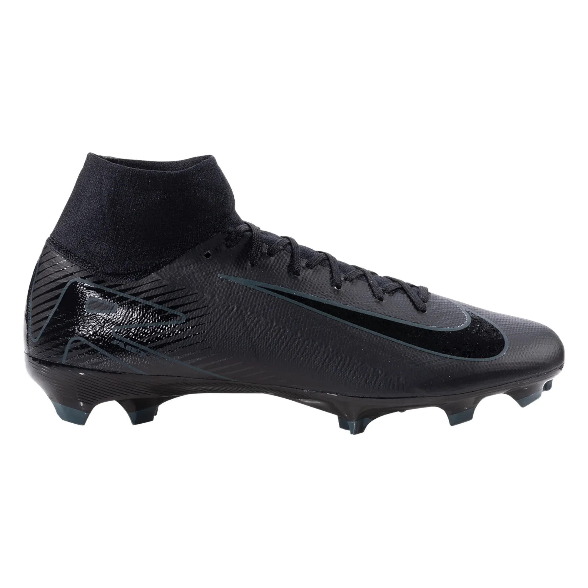 Nike Zoom Superfly 10 Pro FG Soccer Cleats (Black/Deep Jungle)