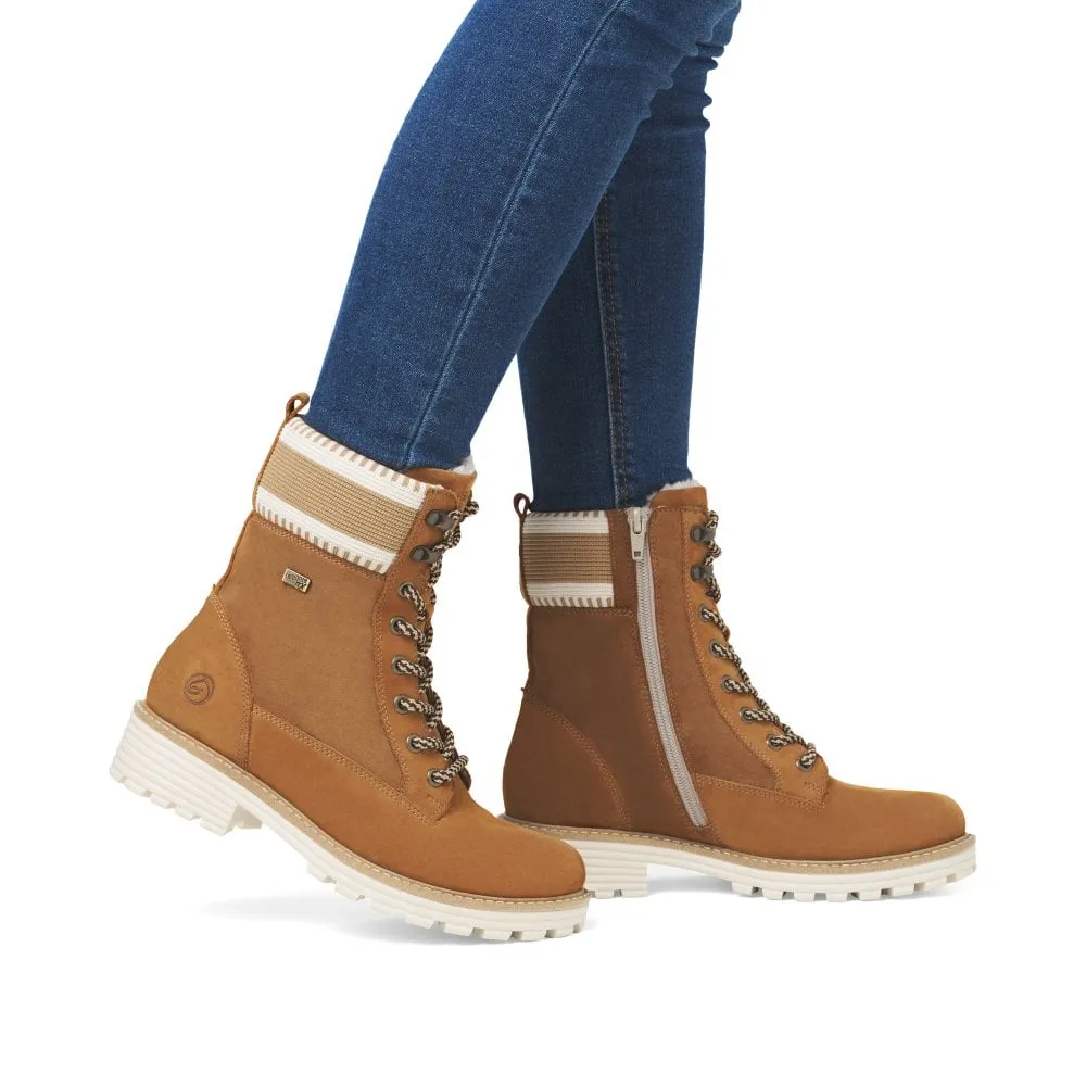 Oakley Tan Water Resistant Ankle Boots