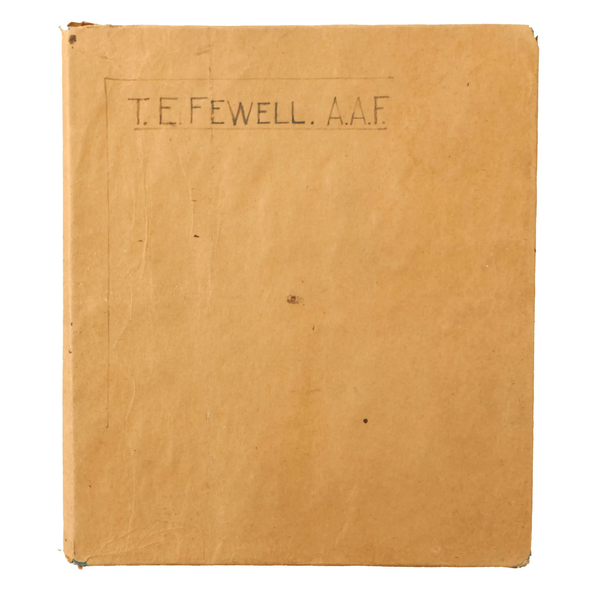 Original U.S. WWII Army Air Force Pilot’s Flying Log Book Named to Distinguished Flying Cross Recipient Thomas E. Fewell