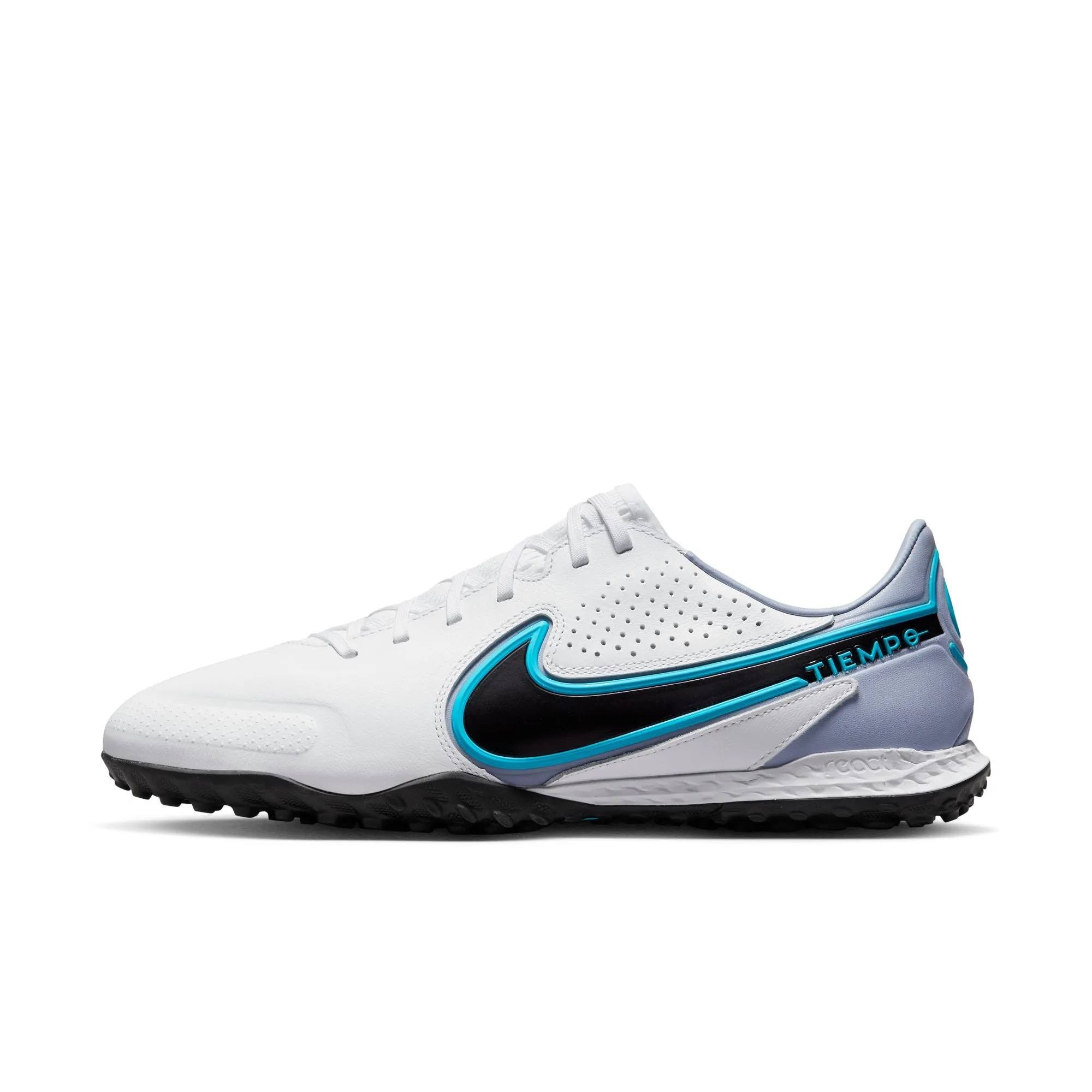 React Tiempo Legend 9 Pro TF [White/Baltic Blue]