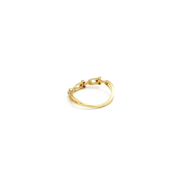 Real Gold GZTF Hardware Ring (Size 7) - Model 7434 R2553