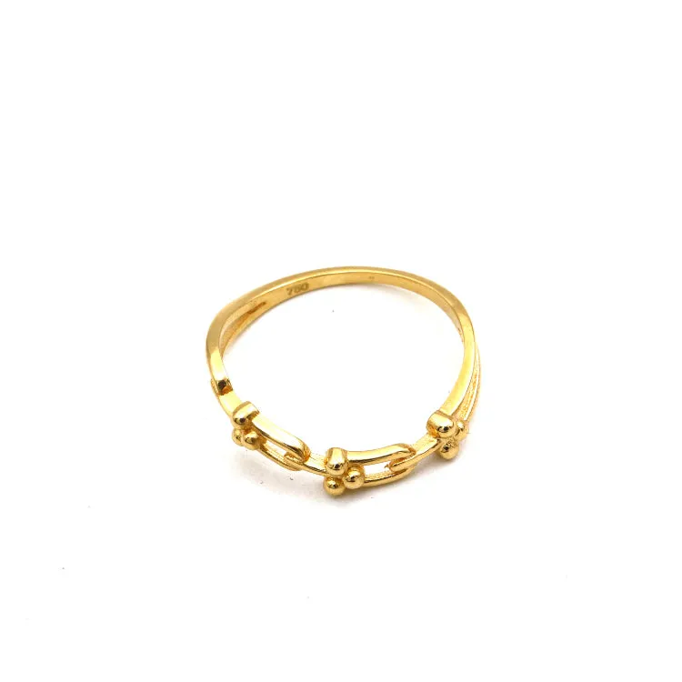 Real Gold GZTF Hardware Ring (Size 7) - Model 7434 R2553