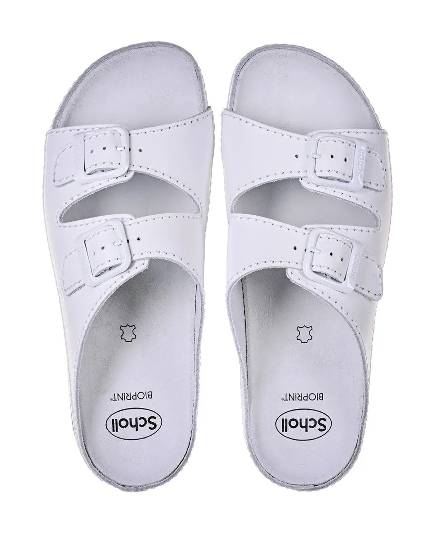 Scholl Air Bag - Unisex Sandals White, Size 40