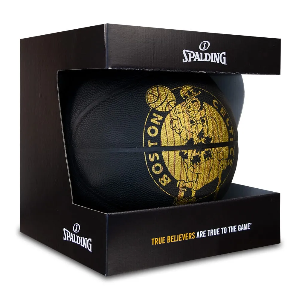 Spalding NBA Hardwood Series Celtics Basketball - Size 7