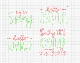 SVG DIGITAL FILE: Seasonal fun