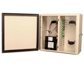 Wall Mount Fiber Patch Panel, NEMA 1 and 4 Rated, Up to 144 Ports