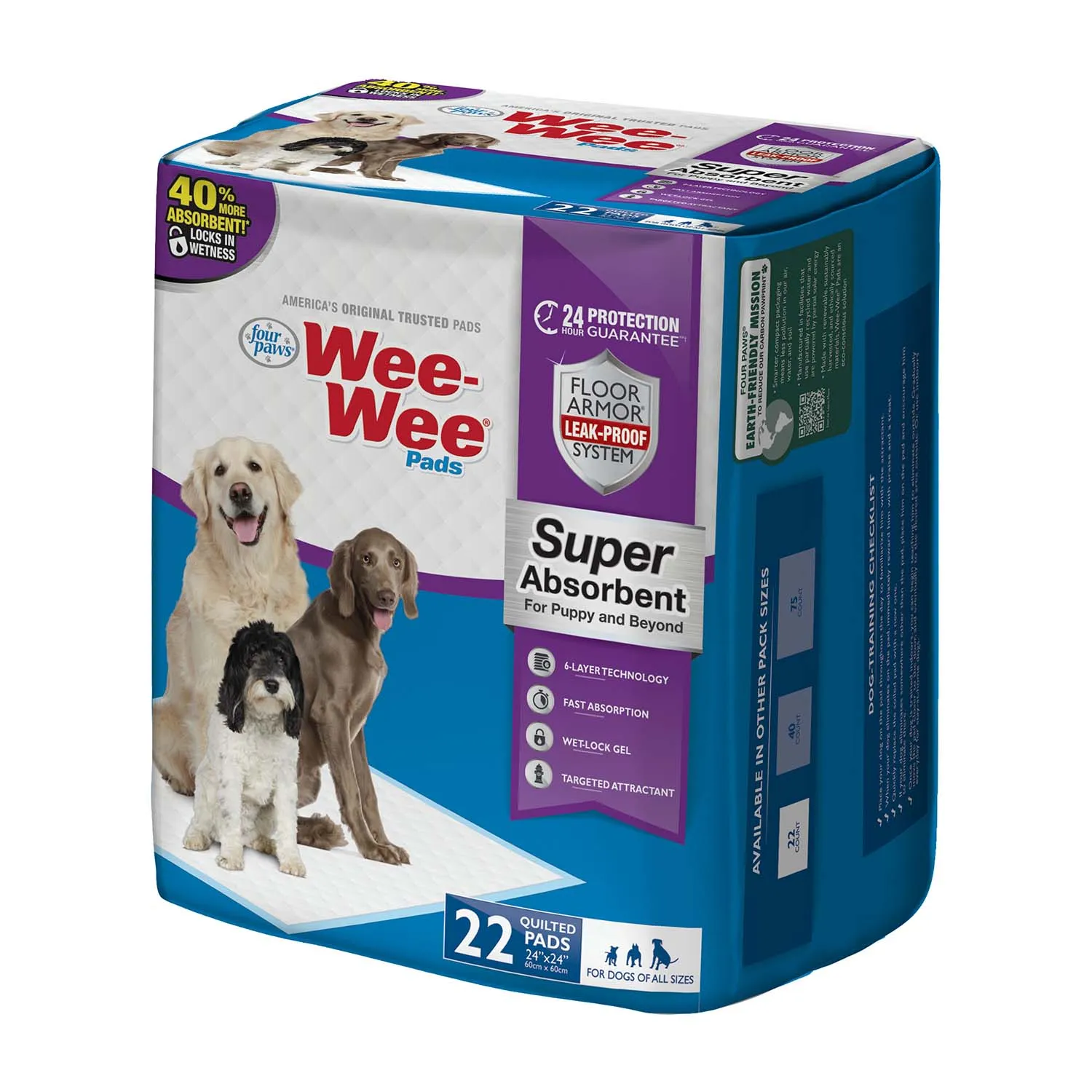 Wee-Wee Super Absorbent Pads for Dogs