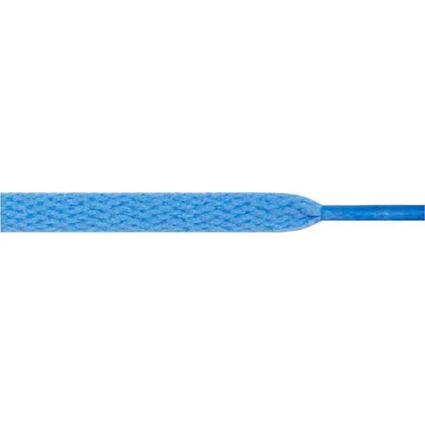 Wholesale Athletic Flat 5/16" - Light Blue (12 Pair Pack) Shoelaces