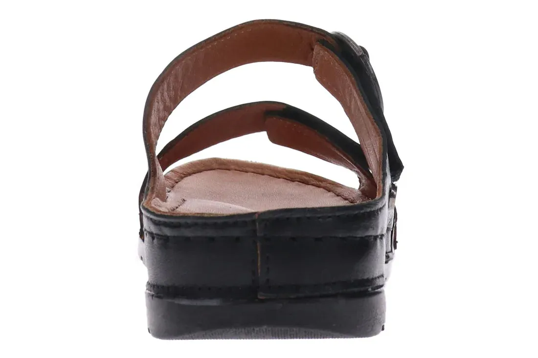 WOMEN'S REVERE PALMA SANDAL | BLACK